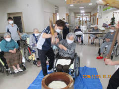 餅つきをしました