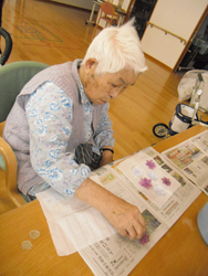 押し花つくり 6月