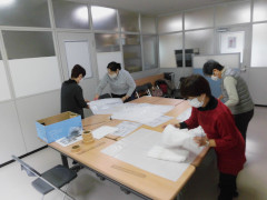 手作りガウン作成ご協力ありがとうございました