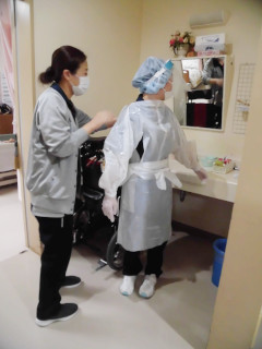 手作りガウン作成ご協力ありがとうございました