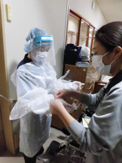 手作りガウン作成ご協力ありがとうございました