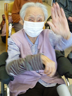 ボールを使ったレクリエーションをしました 1/5