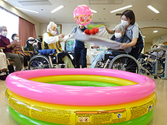 ボールを使ったレクリエーションをしました 5/5